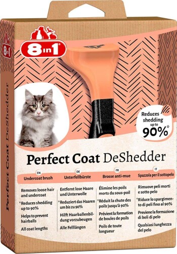 8in1 Perfect Coat Deshedder Cat - 1