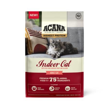 Acana Indoor Yüksek Proteinli (High Protein) Evde Beslenen Kediler İçin Yetişkin Kedi Maması 4.5 KG - 1