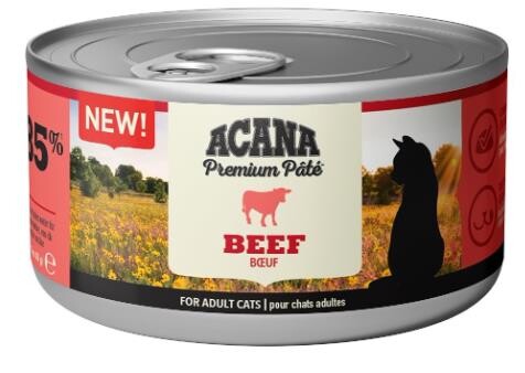 Acana Premium Pate (Ezme) Sığır Etli Kedi Konservesi 85 Gr - 1