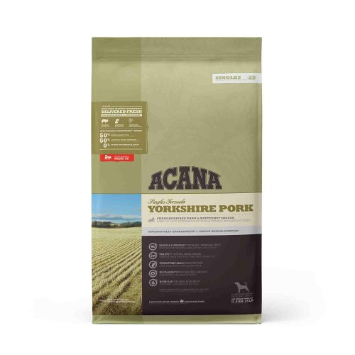 Acana Yorkshire Pork Domuz Etli Balkabaklı Köpek Maması 11.4 Kg - 1