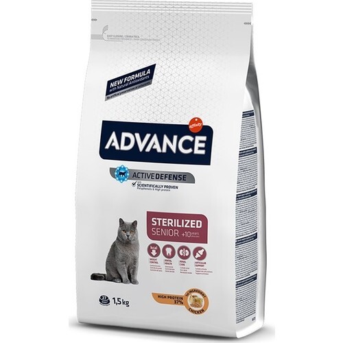 dvance Cat Sterilised Senior Kısırlaştırılmış 10 Yaş Üzeri Kedi Maması 1.5 Kg - 1