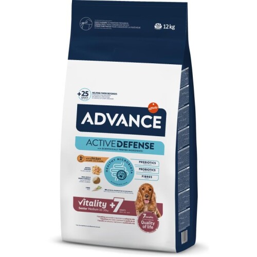 Advance Medium Senıor Yaşlı Yetişkin Köpek Maması 12 Kg - 1