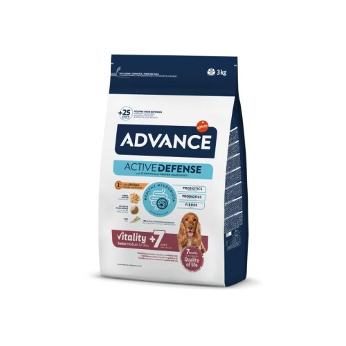 Advance Medium Senıor Yaşlı Yetişkin Köpek Maması 3 Kg - 1