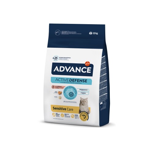 Advance Sensitive Salmon Somonlu Yetişkin Kedi Maması 10 kg - 1