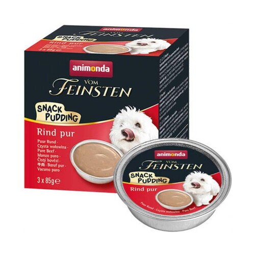 Animonda Vom Feinsten Biftekli Yetişkin Köpek Pudingi 3*85gr - 1