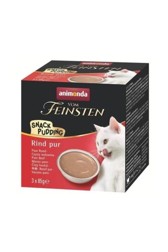 Animonda Vom Feinsten Snack Biftekli Kedi Pudingi 3x85 Gr - 1