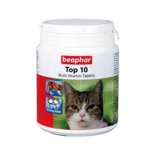 Beaphar Top 10 Kediler İçin Komple Vitamin 180 Tablet - 1