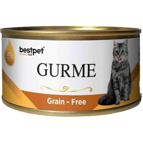 BestPet Gurme Tahılsız Jöleli Biftekli Kedi Konservesi 100 Gr - 1