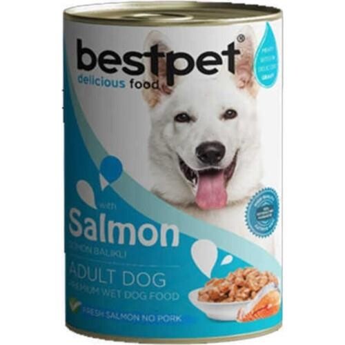 Bestpet Jöle İçinde Parça etli Balıklı Konserve Yetişkin Köpek Maması 400 gr - 1