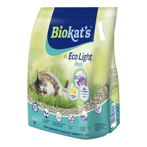 Biokat's Eco Light Fresh Spring Blossom Pelet Kedi Kumu 5lt - 1