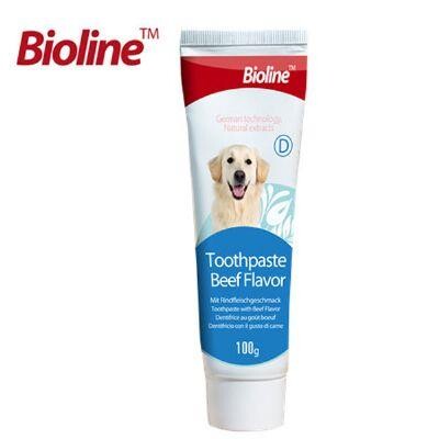 Bioline Köpekler İçin Biftek Aromalı Diş Macunu 100 gr - 1