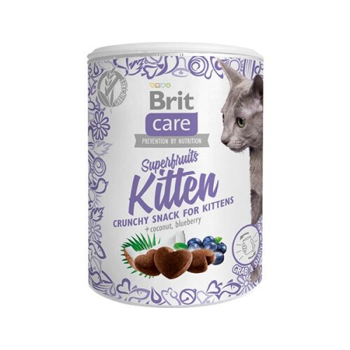 Brit Care Glütensiz Süper Besinli Yavru Kedi Ödülü 100gr - 1