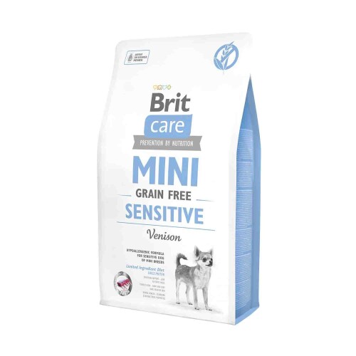 Brit Care Mini Sensitive Geyik Etli Yetişkin Köpek Maması 2 Kg - 1