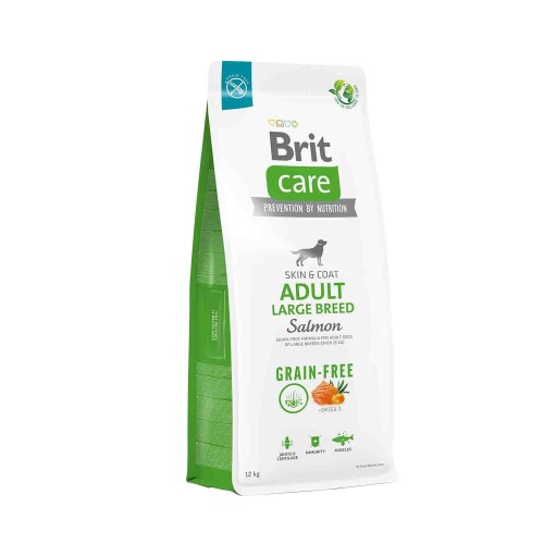 Brit Care Skin Coat Adult Large Tahılsız Somonlu Büyük Irk Yetişkin Köpek Maması 12 Kg - 1