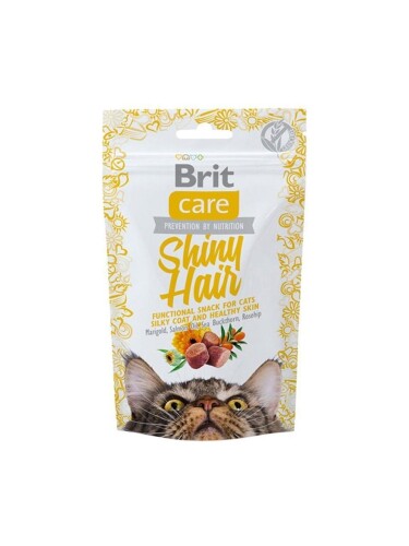 Brit Care Snack Shiny Hair Kedi Tüy Bakım Ödül Maması 50 G - 1