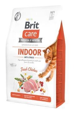 Brit Care Tahılsız Indoor Anti Stress Tavuklu Kedi Maması 2 KG - 1