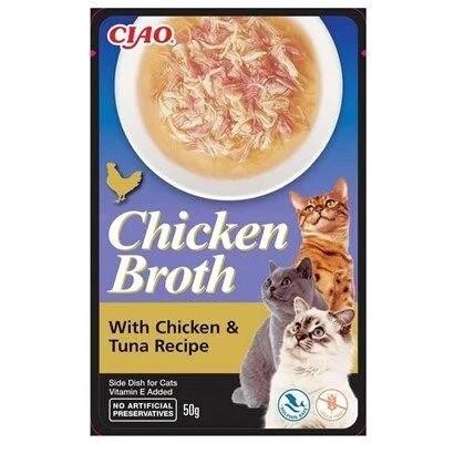 Ciao Chicken Churu Broth Ton Balıklı ve Tavuk Sulu Kedi Ödül Maması 50 Gr. - 1