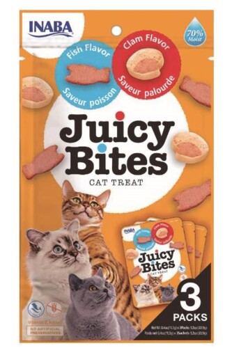 Ciao Juicy Bites Balıklı ve İsteridyeli Kedi Ödül Maması 3 * 11,3 Gr - 1