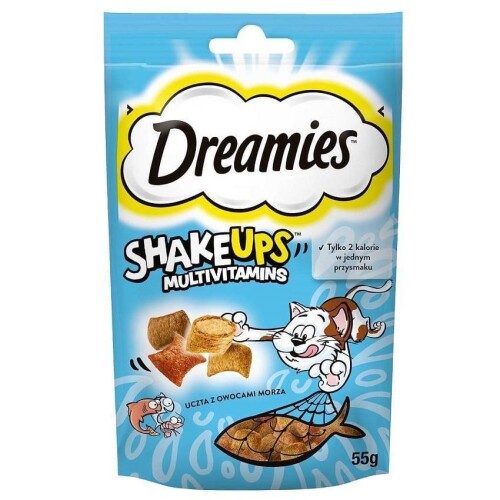 Dreamies Shake Ups Seafood Kedi Ödülü 55 Gr - 1