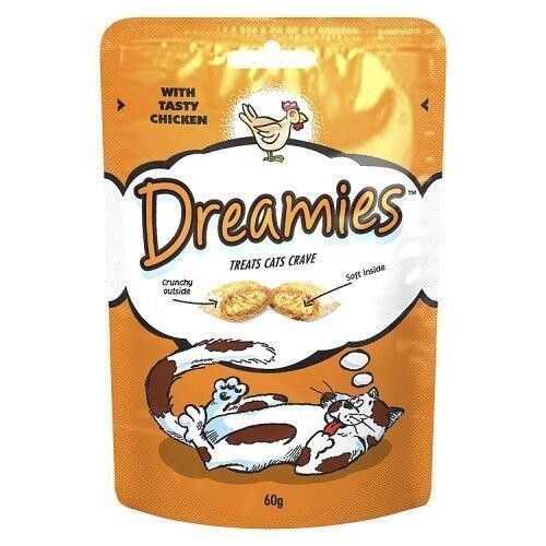 Dreamies İçi Dolgulu Tavuklu Kıtır Kedi Ödülü 60 Gr - 1