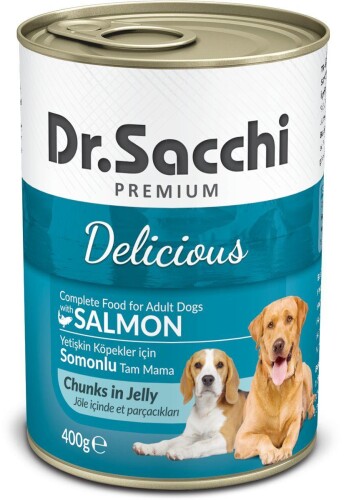 Dr.Sacchi Konserve Köpek Somonlu 400gr - 1