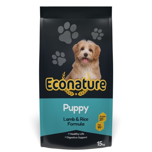 Econature Kuzu Etli Yavru Köpek Maması 15 KG - 2