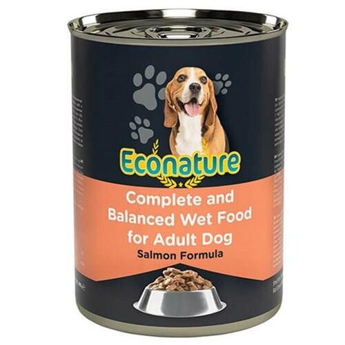 Econature Somonlu Yetişkin Köpek Konservesi 400gr - 1