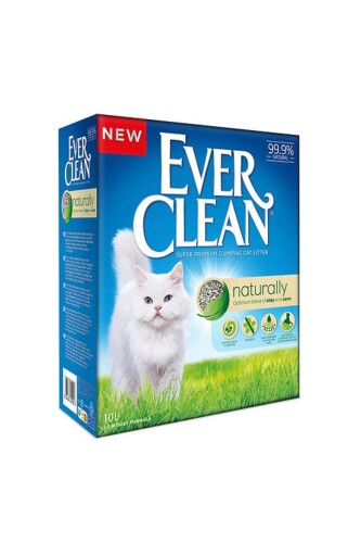 Ever Clean Naturally Doğal Koku Önleyici Parfümsüz Topaklanan Kedi Kumu 10 Lt - 2