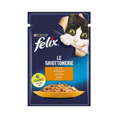 Felix Tavuklu Yetişkin Kedi Yaş Maması 85 Gr - 1