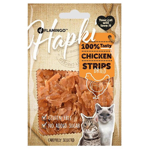 Flamingo Hapki Tavuklu Glutensiz Şerit Kedi Ödülü 50 G - 1