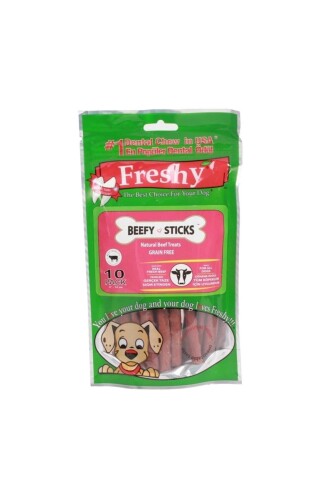 Freshy Beefy Sticks Gerçek Sığır Etli Köpek Ödül 10 Lu - 1