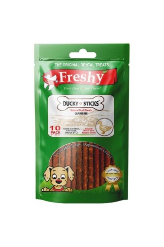 Freshy Tahılsız Ördekli Etli Sticks Köpek Ödülü 10