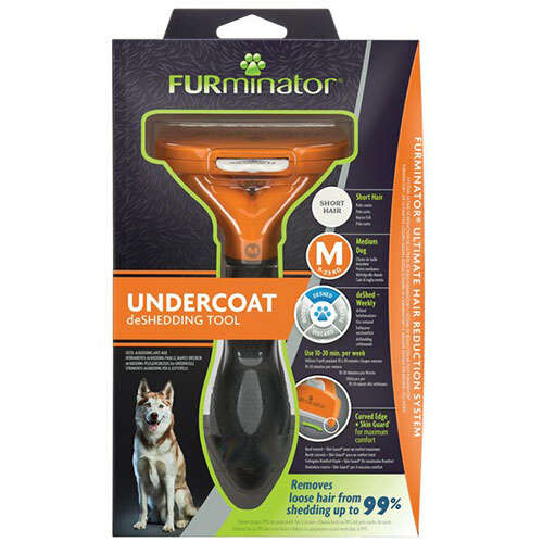 Furminator Short Hair Kısa Tüylü Köpek Tarağı M Boy - 1