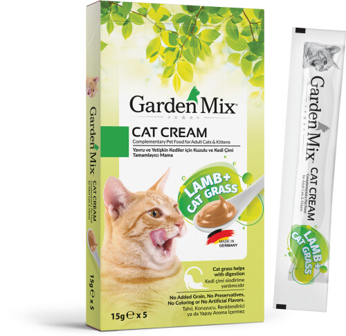 Garden Mıx Kedi Kreması Kuzu+kedi Otu 15gr X 5 Adet - 1