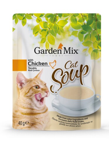 Gardenmix Tavuklu Kedi Çorbası 40gr - 1