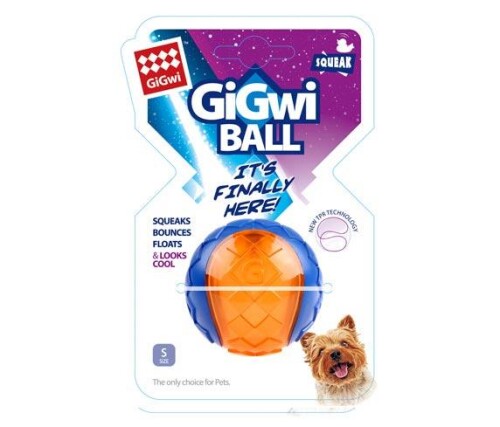 Gigwi Ball Sesli Sert Top Köpek Oyuncağı 5 cm - 1