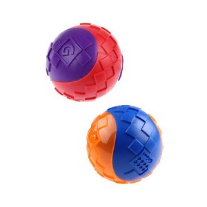 Gigwi Ball Sesli Sert Top Medium Köpek Oyuncağı 2 Li - 1