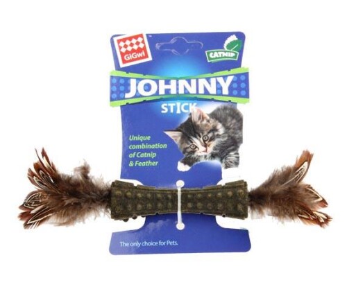 Gigwi Johnny Stick Catnipli Doğal Kahverengi Kedi Oyuncağı - 1