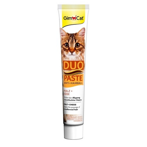 Gimcat Anti Hairball Duo Paste Peynirli Kedi Macunu Malt 50 Gr - 1