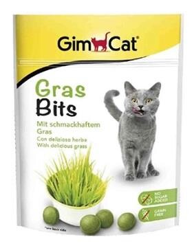 Gimcat Grass Bits Çimen İçerikli Kedi Ödül Tableti 10gr - 1