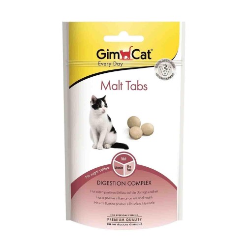 Gimcat Malt Tabs Kedi Ödül Tableti 40gr - 1