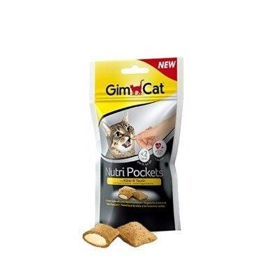 Gimcat Nutripockets Kedi Ödül Peynir Taurin 60gr - 1