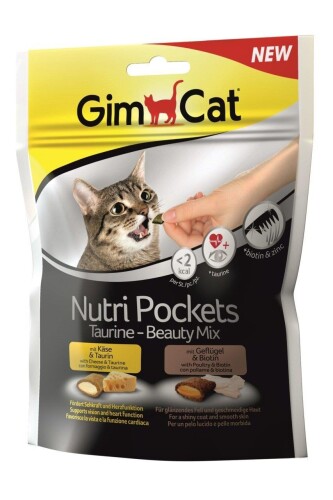 GimCat Nutripockets Kedi Ödülü Junior Mix 60Gr - 1