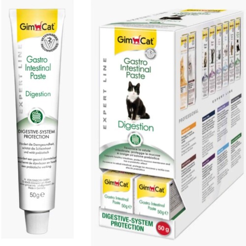 GimCat Probiotik İçerikli Gastrointestinal Kedi Macunu 50 gr - 1