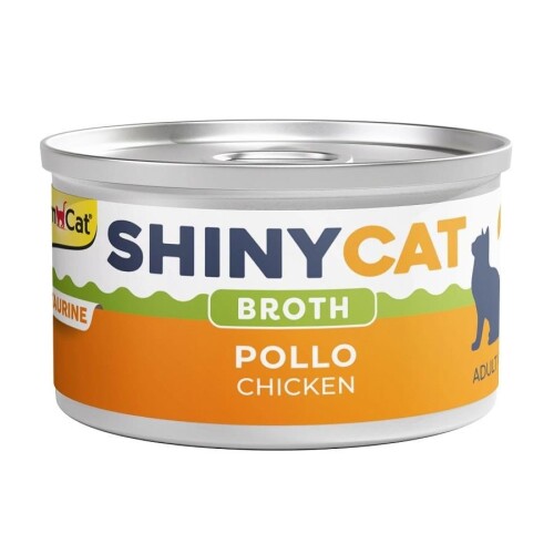 Gimcat Shinycat Sos İçinde Tavuklu Kedi Konserve Maması 70 Gr - 1