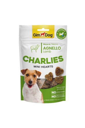 Gimdog Charlies Mini Hearts Kuzu Etli Köpek Ödülü 70Gr - 1