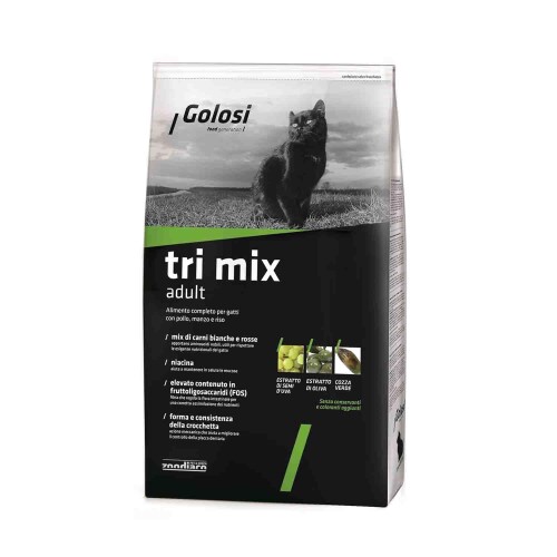 Golosi Tri Mix Karışık Yetişkin Kedi Maması 7.5 KG - 1