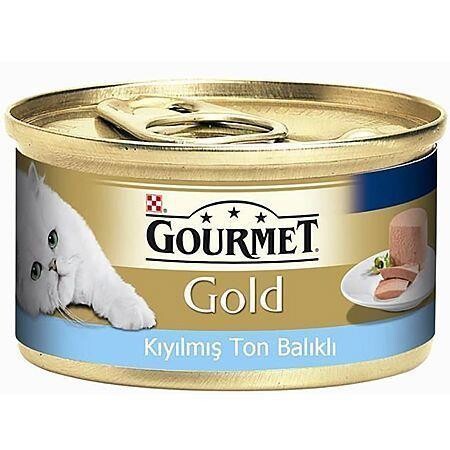 Gourmet Gold Kiyilmiş Ton Balikli Yetişkin Kedi Konservesi 85 Gr - 1