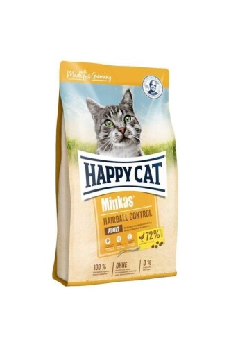 Happy Cat Minkas Hairball kümes Hayvanlı Yetişkin Kedi Maması 10 Kg - 1