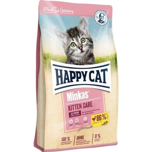 Happy Cat Minkas Kitten Care Tavuklu Yavru Kedi Maması 10 KG - 1